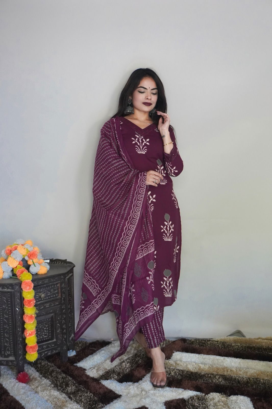 156 Dhruvi Rayon Printed Kurti With Bottom Dupatta Wholesalers In Delhi
